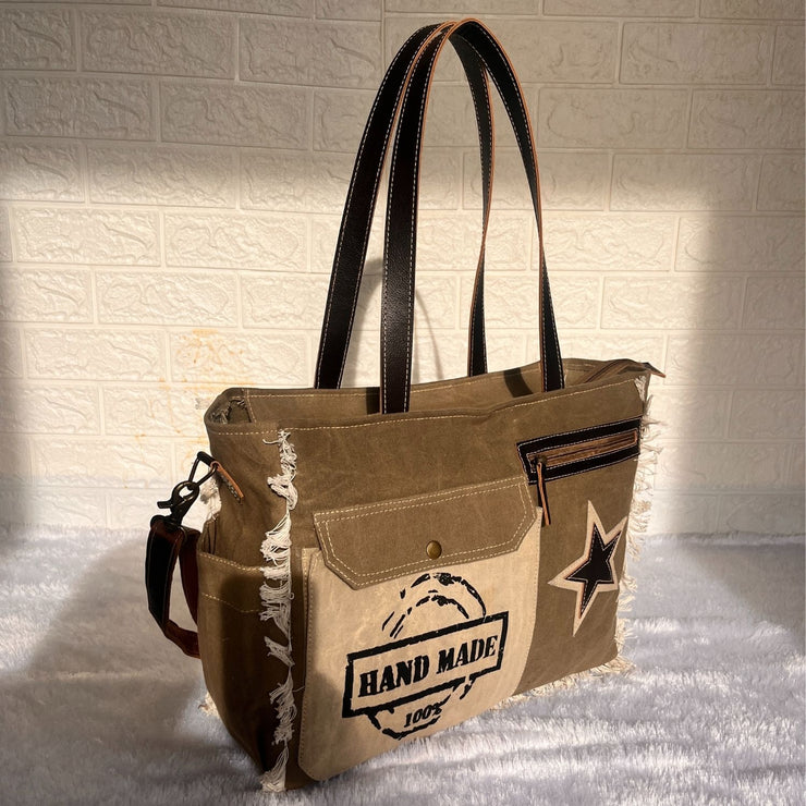 Handmade Women Messenger Tote Bag