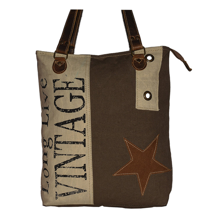 Star Vintage Tote Bag