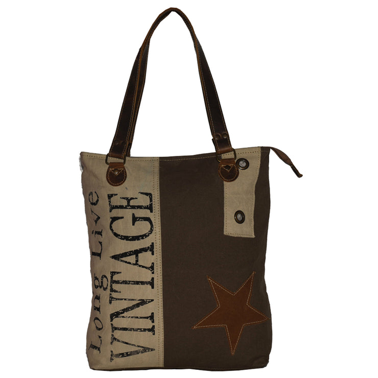 Star Vintage Tote Bag