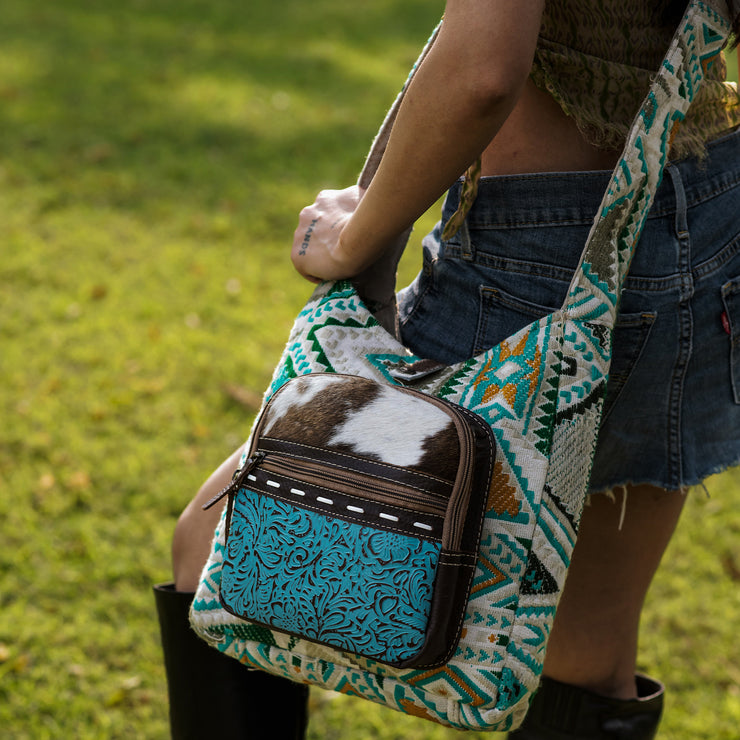 Blue Shoulder Bag