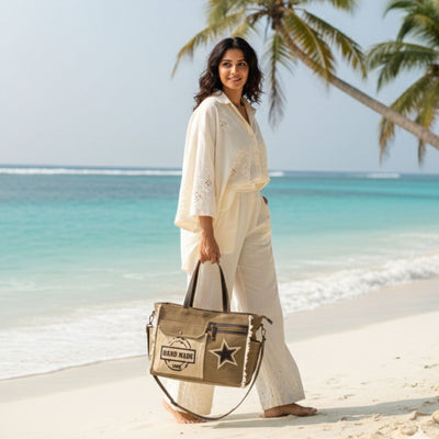 Handmade Women Messenger Tote Bag