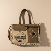 Handmade Women Messenger Tote Bag