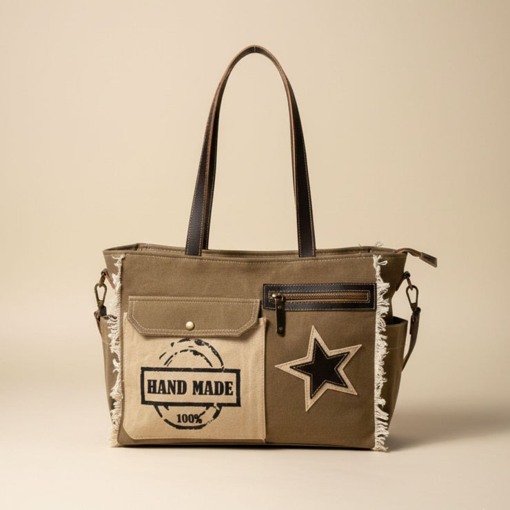 Handmade Women Messenger Tote Bag